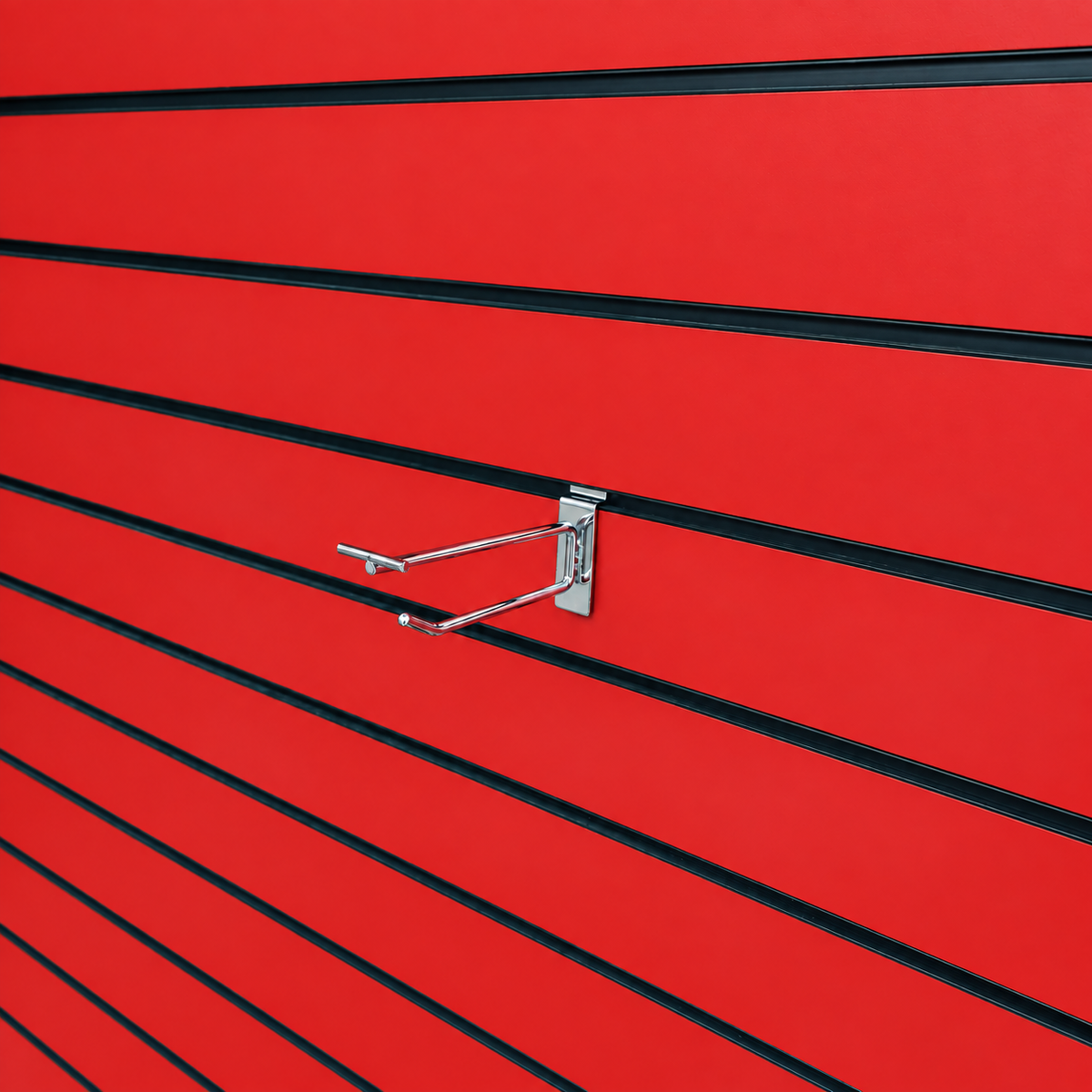 Slatwall Single Hook with Price Tag Arm
