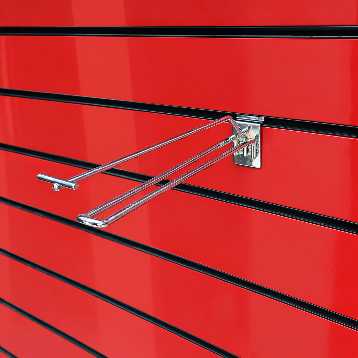 Slatwall Euro Hook with Price Tag Arm