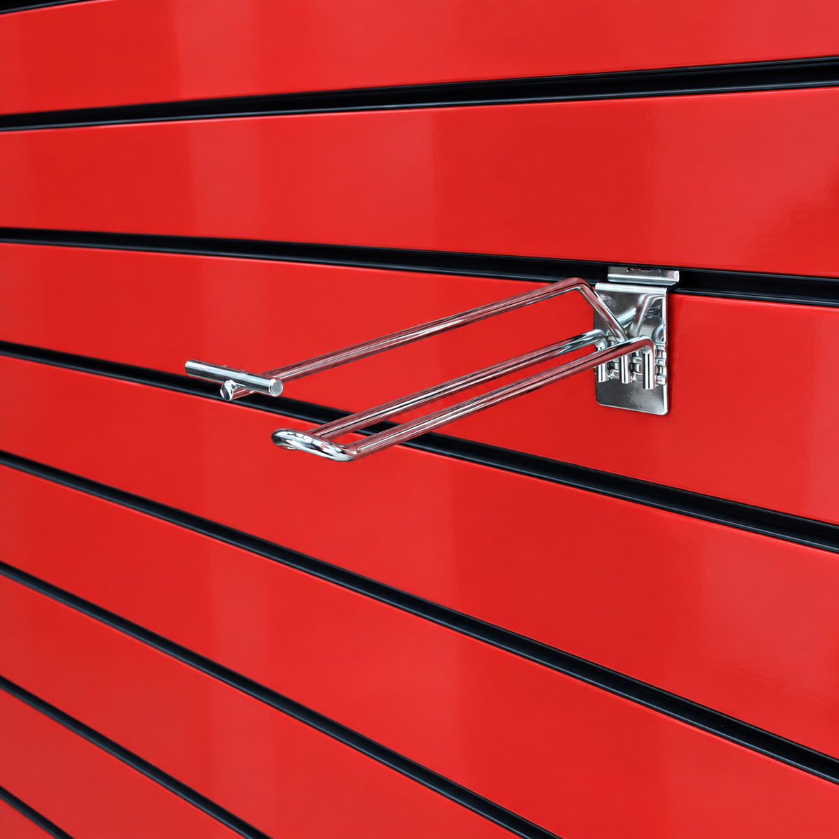 Slatwall Euro Hook with Price Tag Arm