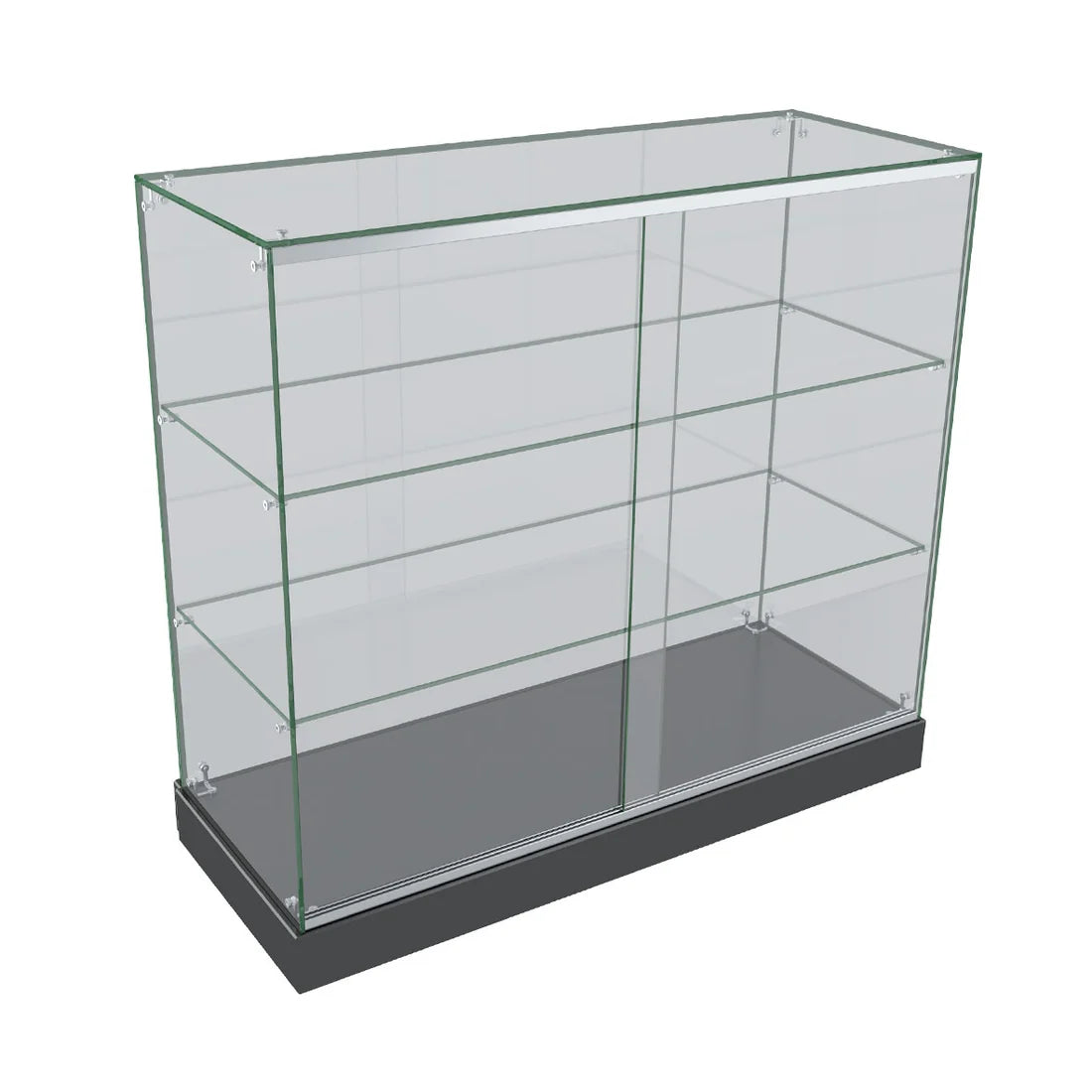 Glass Display Counter – Black