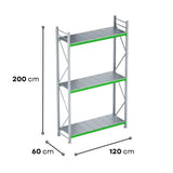 2.0m High Longspan Racking Unit – 600mm Deep